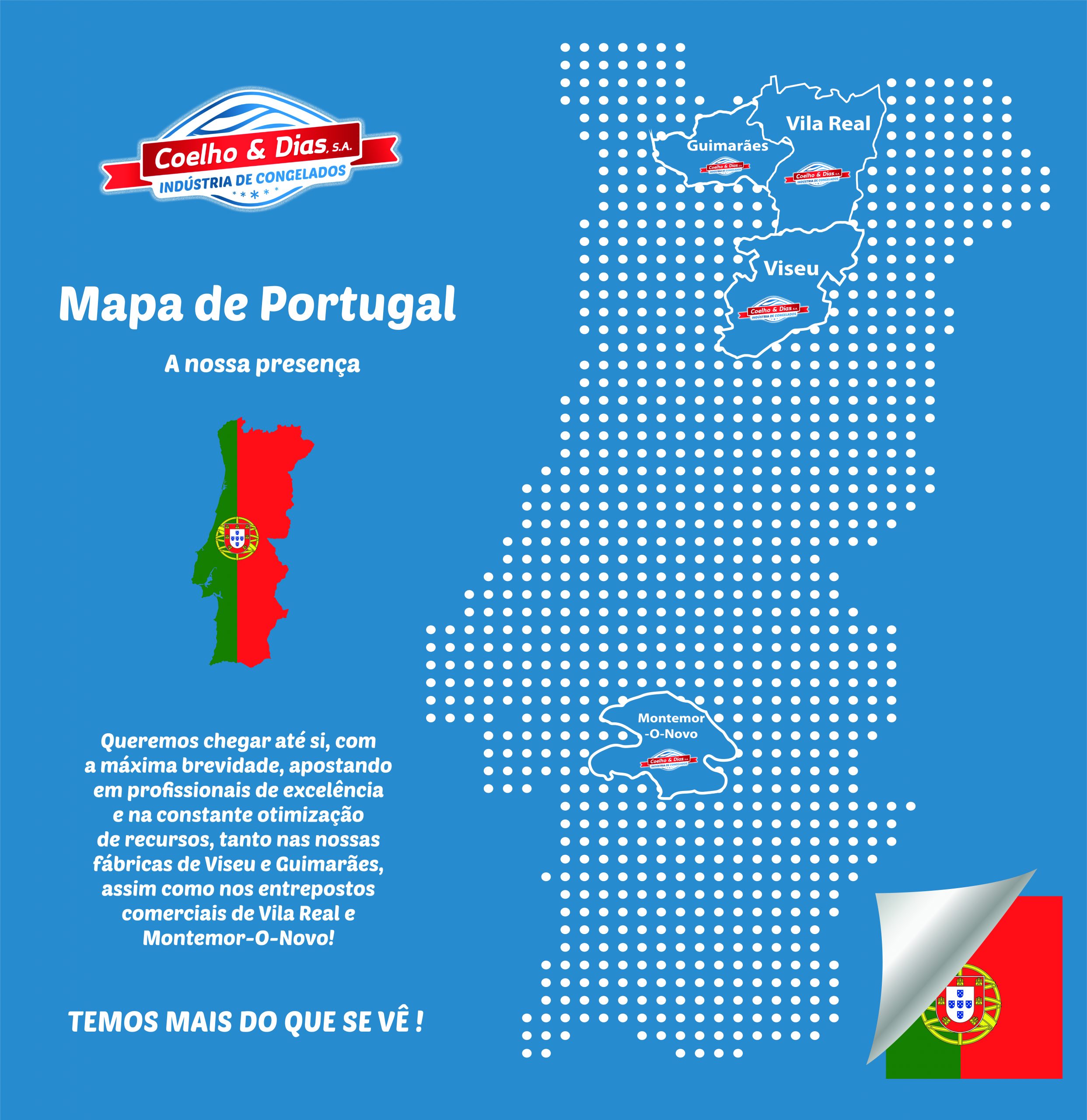 MAPA PRESENÇA PORTUGAL COELHO E DIAS MAPA ABRANGÊNCIA COELHO&DIAS