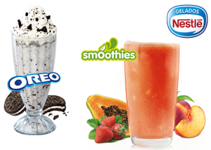 Batidos e Smoothies Nestle coelho e dias