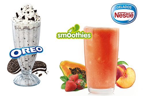 Batidos e Smoothies Nestle coelho e dias