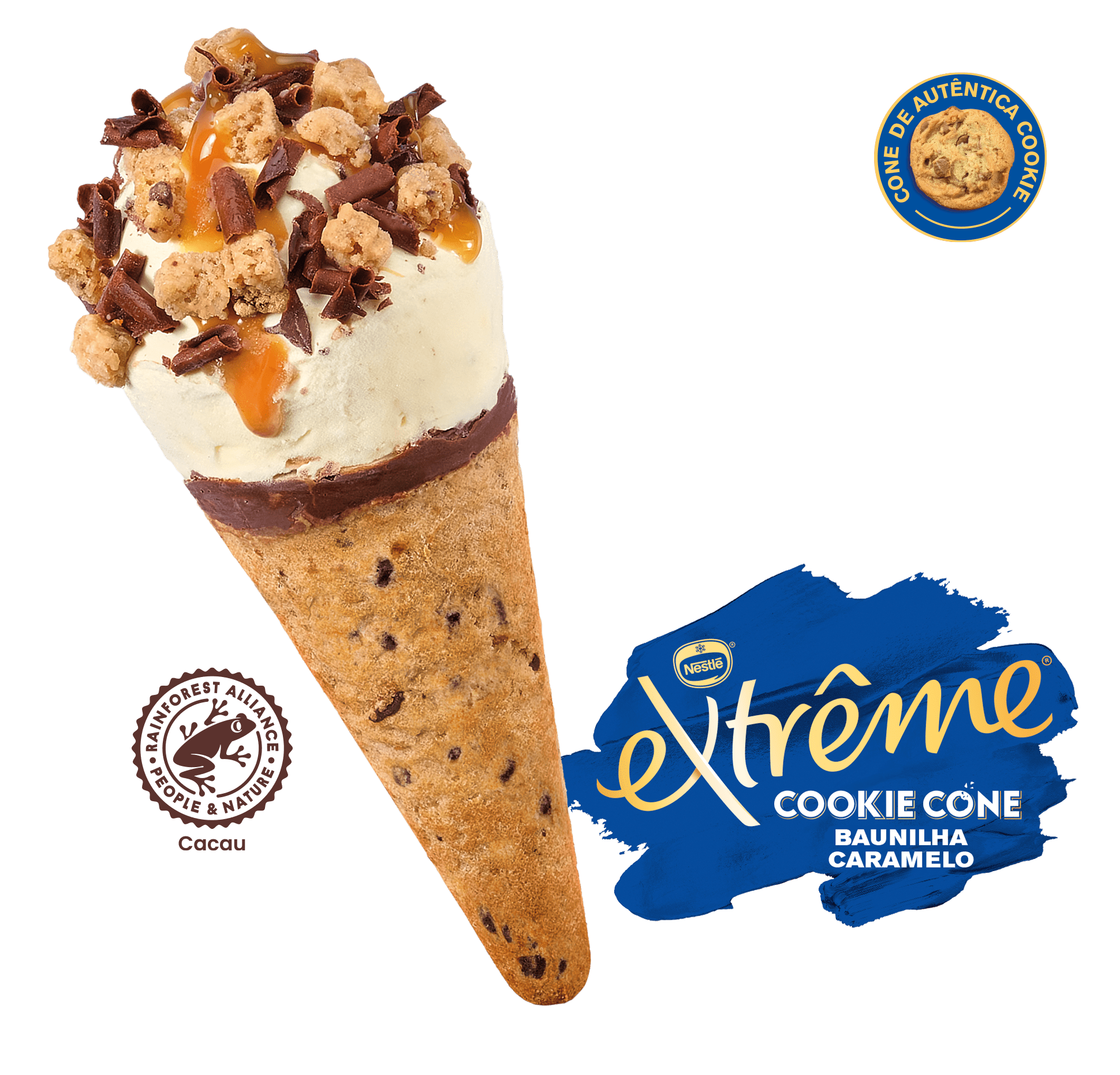 EXTREME COOKIE CONE CARAMELO
